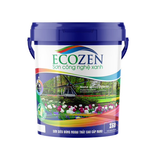 Sơn siêu bóng ngoại thất cao cấp nano - Z68